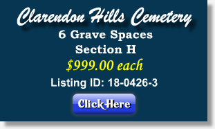 6 Grave Spaces for Sale - Clarendon Hills Cemetery - Darien, IL - The Cemetery Exchange