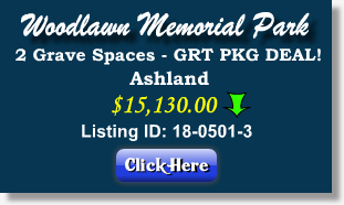 2 Grave Space Package for Sale $15130 - Ashland - Woodlawn Memorial Park - Forest Park, IL - The Cemetery Exchange