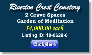 2 Grave Spaces for Sale $4Kea - Riverton Crest Cemetery - Tukwila, WA - The Cemetery Exchange
