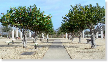 2 Single Grave Spaces $8Kea! Bluebonnet Hills Memorial Park Colleyville, TX The Columns The Cemetery Exchange 23-1002-6