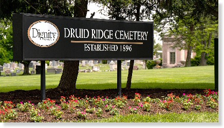 Single Grave Space $3K! Druid Ridge Cemetery Baltimore, MD Pine Brae The Cemetery Exchange 23-0608-4