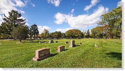 4 Single Grave Spaces $1600ea! Irving Park Cemetery Chicago, IL Highland The Cemetery Exchange 24-0313-4