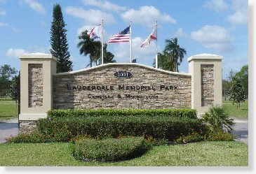 3 Single Grave Spaces on Sale Now $6500ea! Lauderdale Memorial Park Fort Lauderdale, FL Section 35 The Cemetery Exchange 22-1003-5