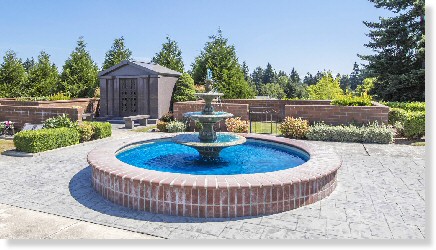 Single Urn Niche $4750! Sunset Hills Memorial Park Bellevue, WA Olympic View The Cemetery Exchange 22-0718-6