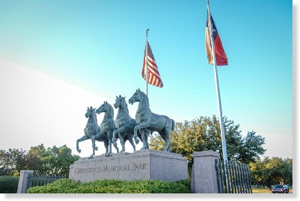 2 DD Companion Grave Spaces $4500ea! Greenwood Memorial Park Fort Worth, TX Live Oak #cemeteryexchange 25-0507-3
